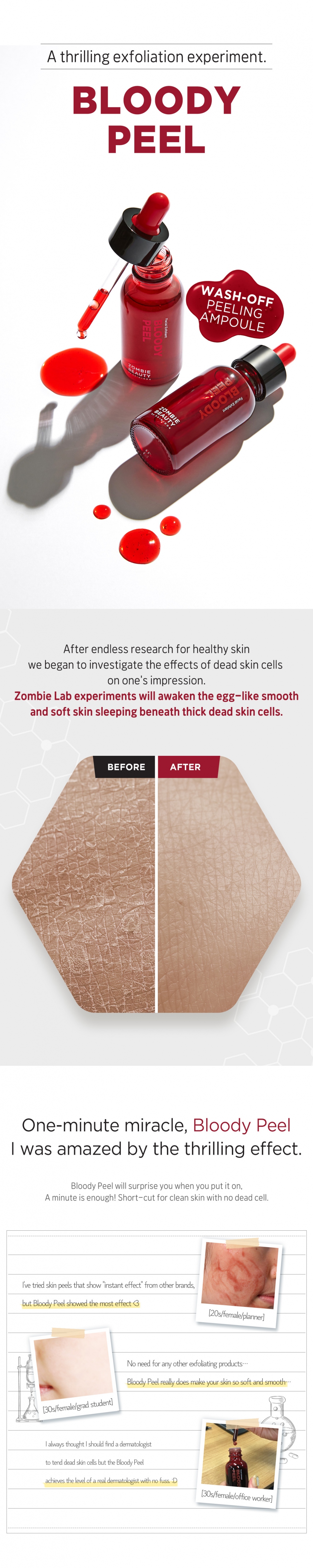 Zombie Beauty Bloody Peel 30ml